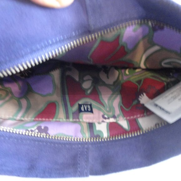 Gap HOBO Purse Purple Suede - Picture 3 of 3